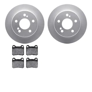 R1 Concepts WDTN1-63006 Brake Rotor- Carbon Coated W/ Euro Ceramic Pads